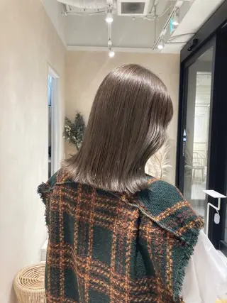 ミディアム カラー MURANAKA RYOのヘアスタイル