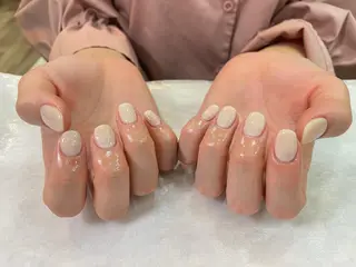 ネイル はばすみれ🎀ﾈｲﾙ 光ﾌｪｲｼｬﾙ ﾍｱのネイルデザイン