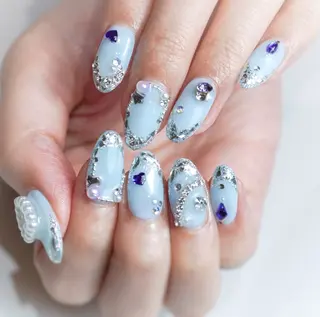 セミロング Re nailのネイルデザイン