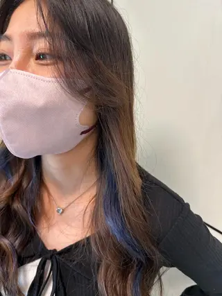 ロング カラー メンズスタイル Hitomi🐶のヘアスタイル