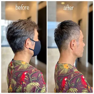 メンズ 宮城 将大のヘアスタイル