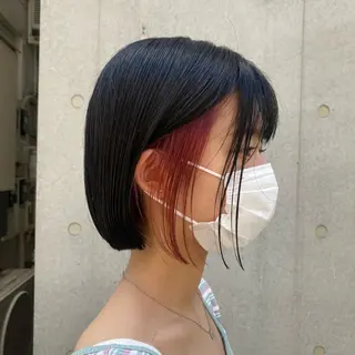 ショート カラー 🪭risa 暖色/レイヤー🪭のヘアスタイル