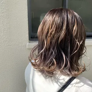 ミディアム 西岡 優太のヘアスタイル
