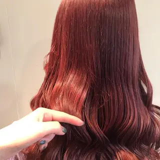 ロング 烏丸韓国ヘア🇰🇷 ayaka🎀のヘアスタイル