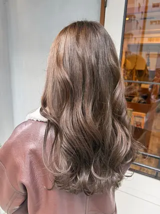 ロング カラー 🤍江坂 ハヤシアヤナ🤍のヘアスタイル