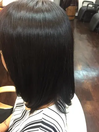 ミディアム カラー 桧山 真のヘアスタイル