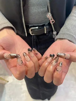 ネイル 束感まつ毛/ネイル/ LED♥KIRARAのマツエク・マツパデザイン