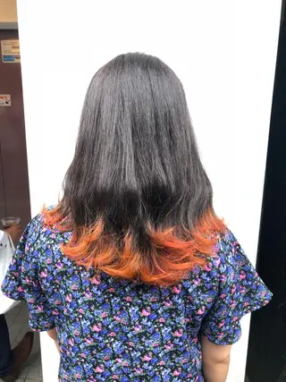 ロング カラー 100%髪質改善特化 TRUNSのヘアスタイル