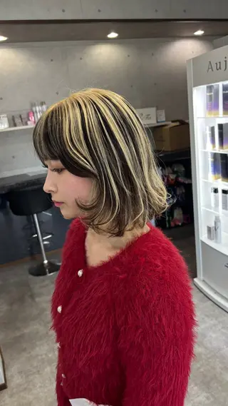 ミディアム REVE美容室 REVEマツエクのヘアスタイル