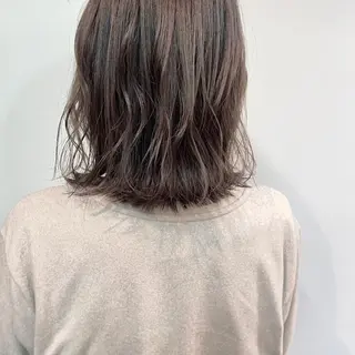 ミディアム カラー 髪質改善/ブリーチ毛 縮毛矯正/ MIHOのヘアスタイル