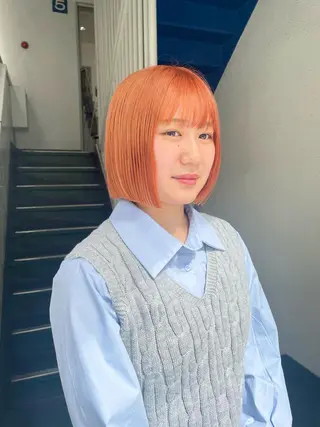 ミディアム カラー パーマ ヘアアレンジ メンズ ハイトーン/レイヤー 🌸さくらのヘアスタイル