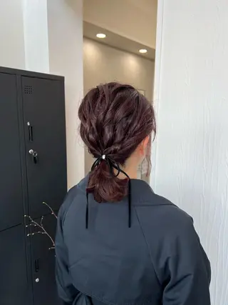 ミディアム ヘアアレンジ 中山 琴葉のヘアスタイル