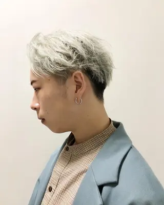 カラー ヘアアレンジ メンズ メンズ特化✂️栗原 侑也のヘアスタイル