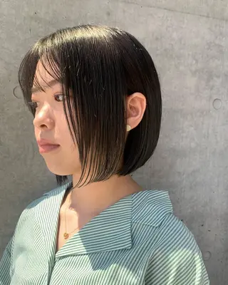 ショート カラー 🦕ぷつっとボブ🦕 🦕原宿🦕りょうたのヘアスタイル
