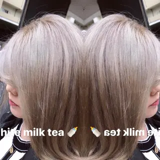 ショート カラー 髪質改善⭐️ 桜場のヘアスタイル