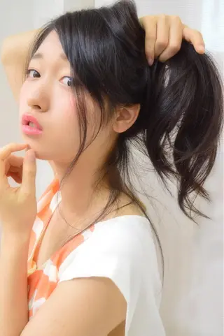 ロング 花井 啓好のヘアスタイル