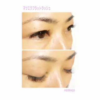 マツエク・マツパ 美容室 HIIRAGIのマツエク・マツパデザイン