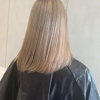 ミディアム オリーブ カラー✨有坂映哉のヘアスタイル
