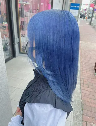 セミロング カラー ダブルカラー特化💍 tiam💍韓国ヘアのヘアスタイル