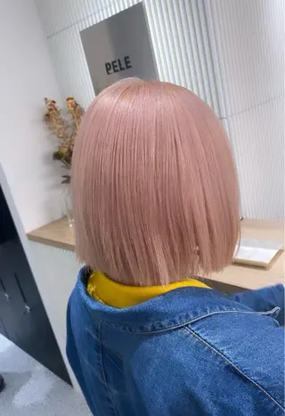 ミディアム カラー カットモデル様無料 💎saaya💎のヘアスタイル