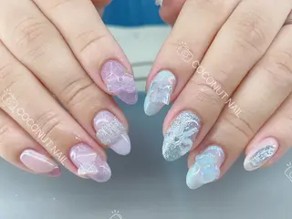 ネイル 神田 ココナッツのネイルデザイン