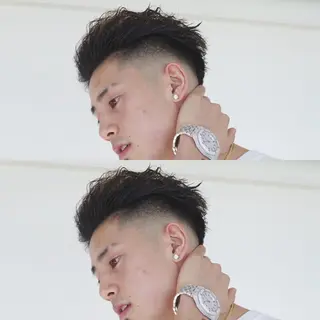 ミディアム パーマ メンズ 【メンズ職人】 ✂️佐藤友のヘアスタイル