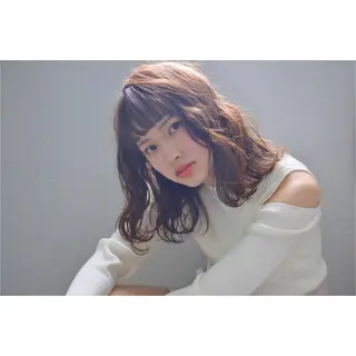 ミディアム カラー パーマ ヘアアレンジ 中村 ダイスケのその他イメージ