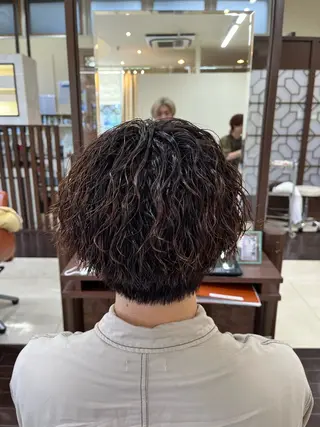 ショート パーマ メンズ 🧊メンズ特化🧊 高木航希のヘアスタイル