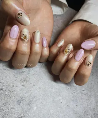 ショート カラー ネイル chihiro 小路ネイルのネイルデザイン