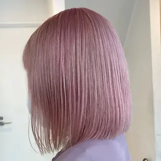 ミディアム カラー ハイトーン×レイヤー ／遠藤将太のヘアスタイル