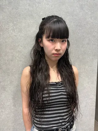 ロング Daisy🎀透け感 カラー🎀JUNAのヘアスタイル