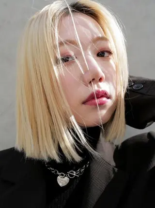 ミディアム カラー パーマ ヘアアレンジ 髪質改善透明感カラー /SHOGO☀️のヘアスタイル