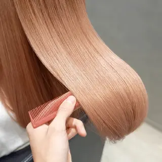 セミロング カラー デザインカラー /aiのヘアスタイル