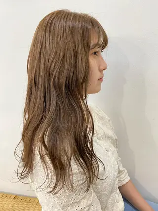 ロング カラー 透明感カラー🫧 nanohaのヘアスタイル