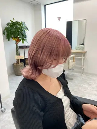 ミディアム カラー ヘアアレンジ メンズ ブリーチ博士 MASATOのヘアスタイル