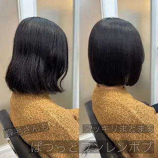ショート カラー たぴ。ぱつっとボブ/ つや髪🍒髪質改善のヘアスタイル