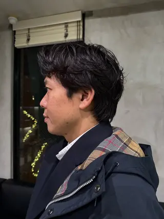 パーマ メンズ レイヤーカット 🫒natsuのヘアスタイル