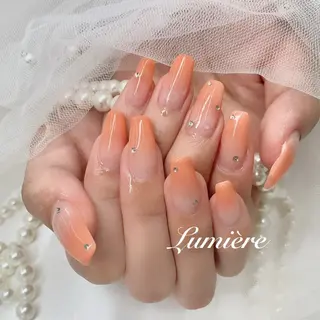 ネイル Lumière｜ ロング｜ワンホンのネイルデザイン