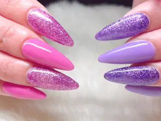 ネイル BLUE【ブルー】所属・NARUMI HYODOのネイルデザイン