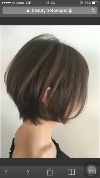 ミディアム カラー 髪質改善ヘアエステ AND ONEのヘアスタイル