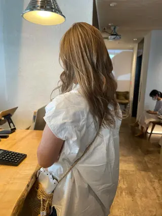 ミディアム カラー 韓国ヘア 店長NEGIのヘアスタイル