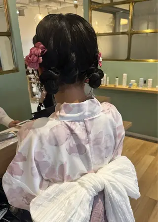 ヘアアレンジ 🫧🧸カラーヘアメ 🫧MIO🧸🫧のヘアスタイル