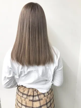 セミロング 小澤大輔 YOLO hairのヘアスタイル
