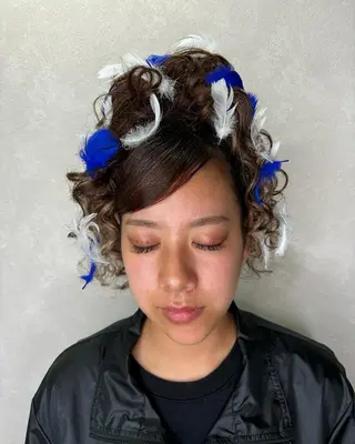 セミロング エクステ＊美髪サロン KR2S河内長野店長のヘアスタイル