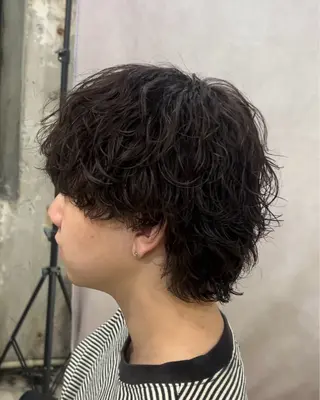 カラー パーマ メンズ メンズカット🐺 パーマ特化🔥舜のヘアスタイル