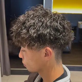 パーマ メンズ メンズパーマは私一択 佐藤有紀のヘアスタイル