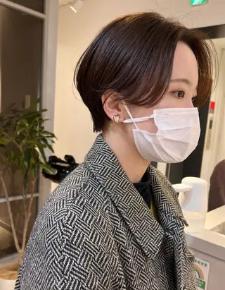 ショート 表参道ミディアム レイヤー山岸季生のヘアスタイル