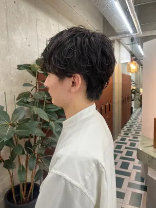 メンズ HINA/栄/ボブ/ ボブパーマ/インナーのヘアスタイル