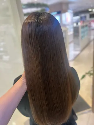 ロング 縮毛矯正/髪質改善/ 艶髪ササキナツミのヘアスタイル