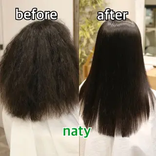 ロング 元村貴裕   ・ 美髪矯正natyのヘアスタイル